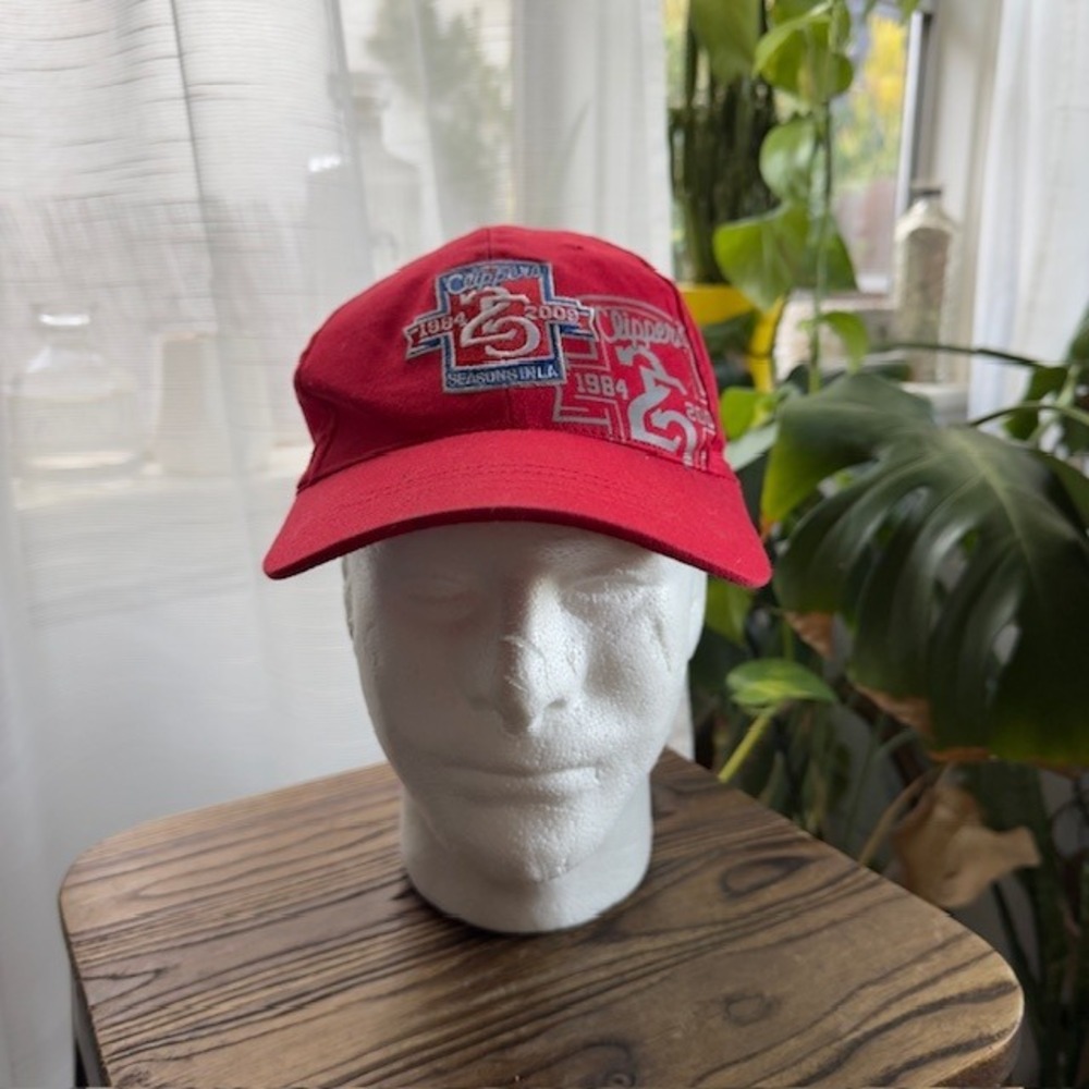 Kia Motors Clippers Hat Baseball Cap 25 Seasons in LA‎ Red Unisex